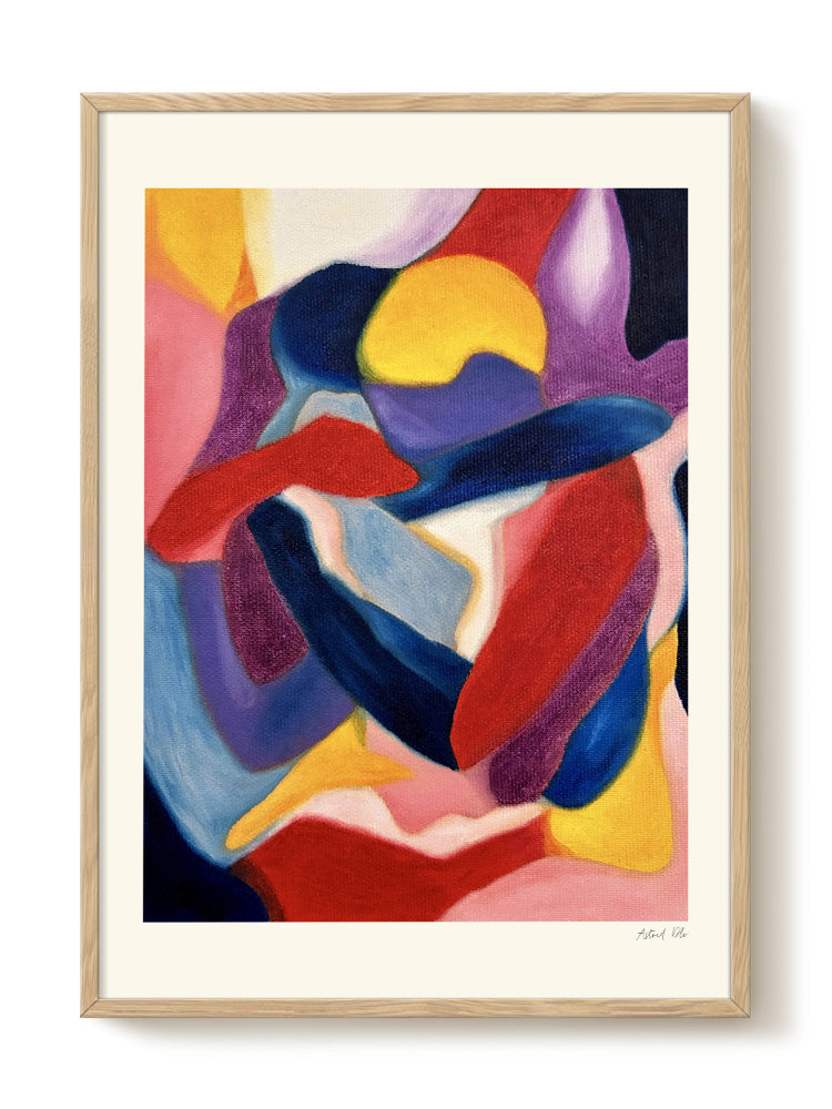 abstract portrait portrait Poster