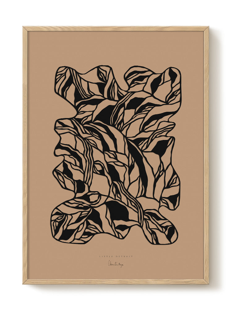 abstract portrait portrait Poster