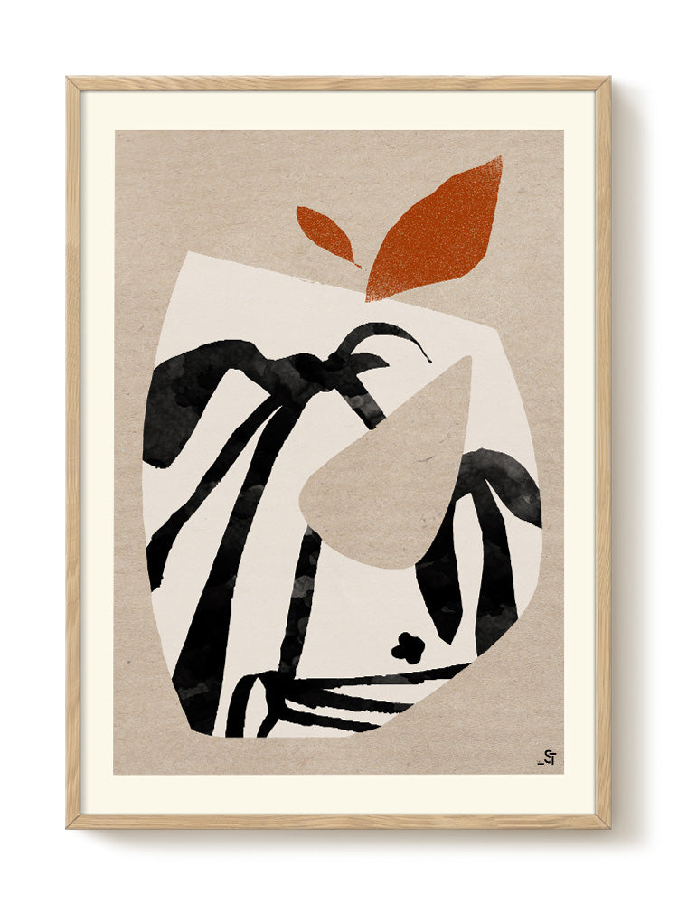 abstract portrait portrait Poster