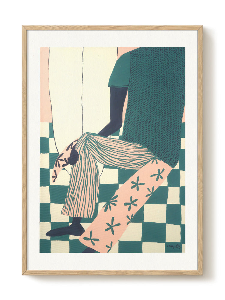 abstract portrait portrait Poster