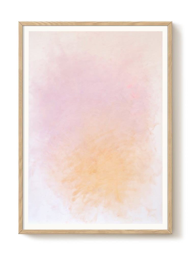 abstract portrait portrait pastel Poster