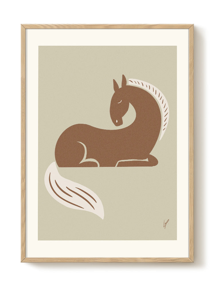 abstract animal portrait Poster