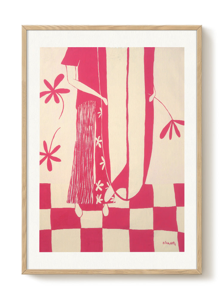 abstract portrait portrait Poster