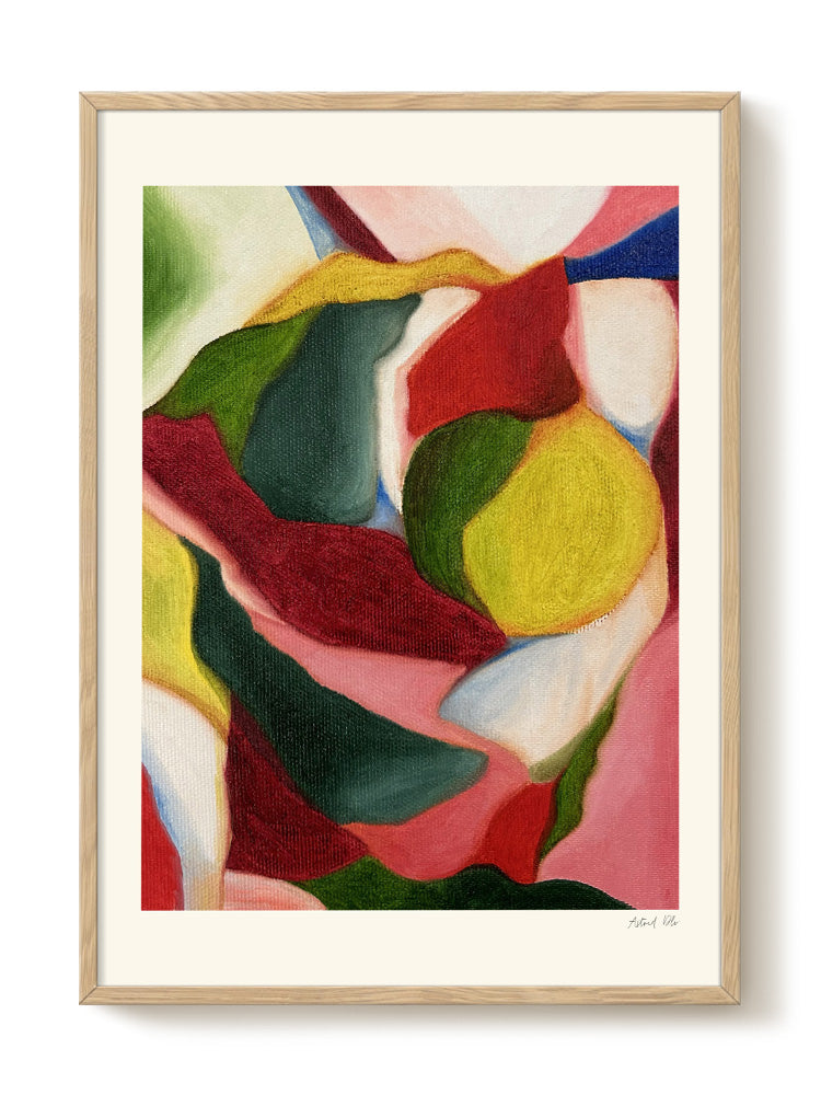 abstract portrait portrait Poster