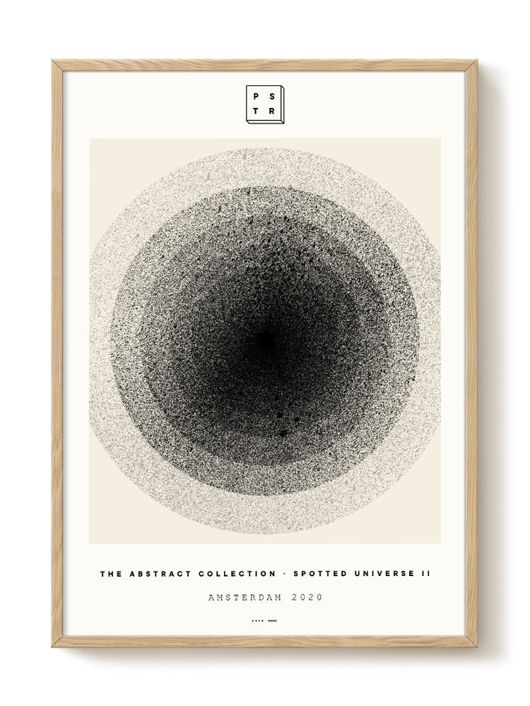 abstract portrait portrait black Poster