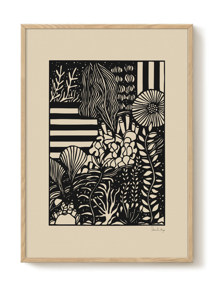 abstract portrait portrait Poster