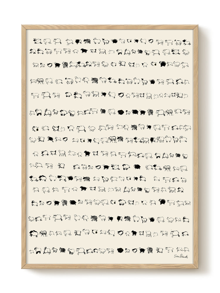 abstract portrait portrait Poster
