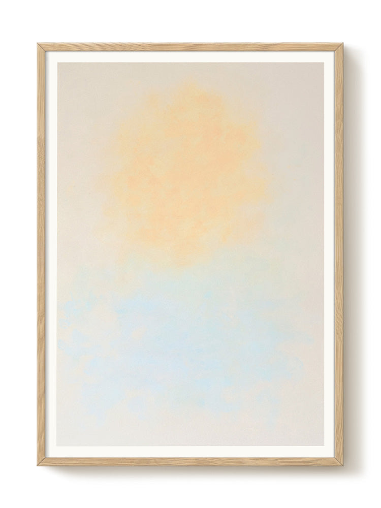 abstract portrait portrait pastel Poster