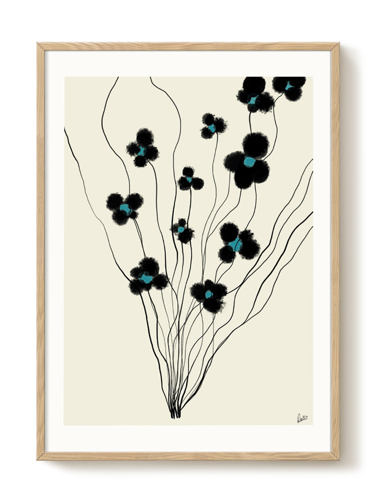 abstract portrait portrait Poster