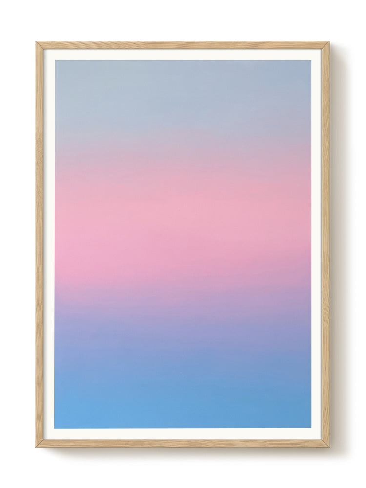 abstract portrait portrait pastel Poster