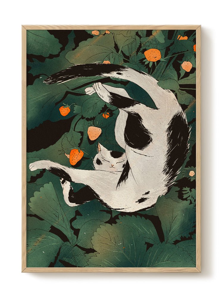 Abstract Birds Print – modern animal wall art, unique design