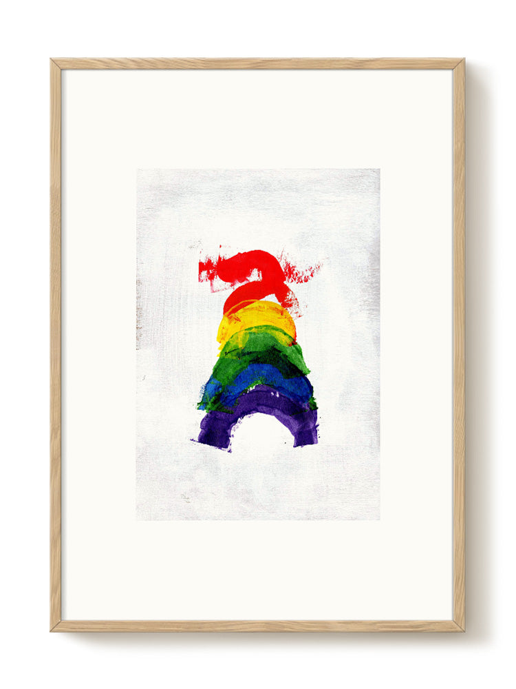 abstract portrait portrait Poster