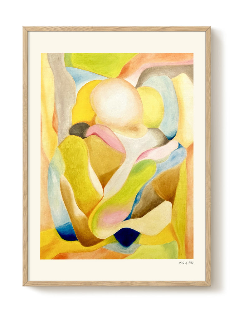 abstract portrait portrait Poster