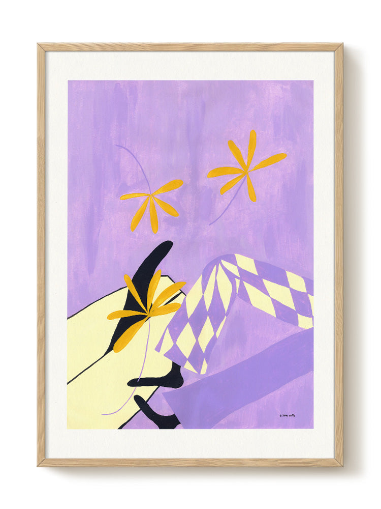 abstract portrait portrait Poster