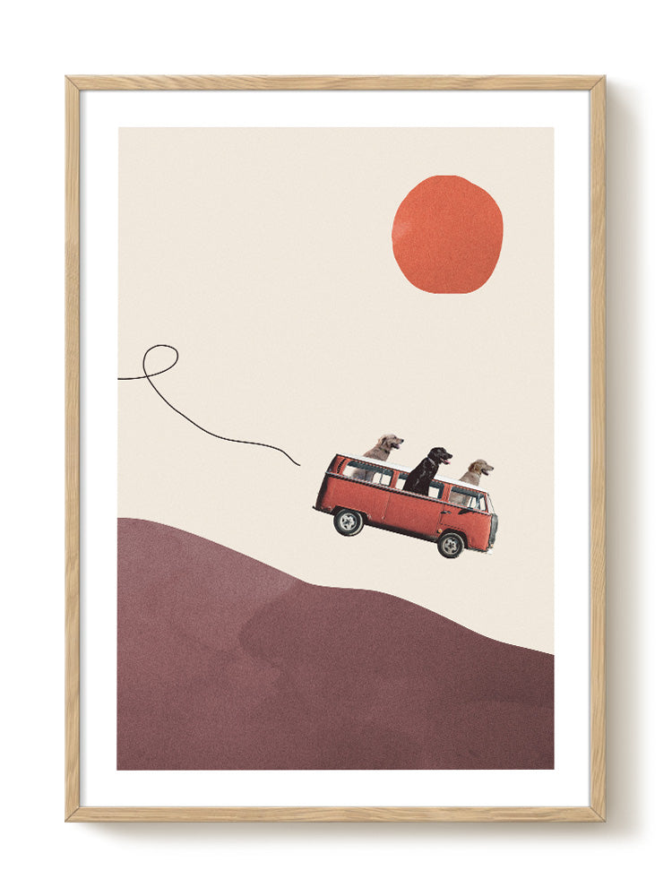 abstract portrait portrait Poster