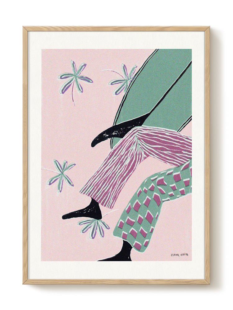 abstract portrait portrait Poster