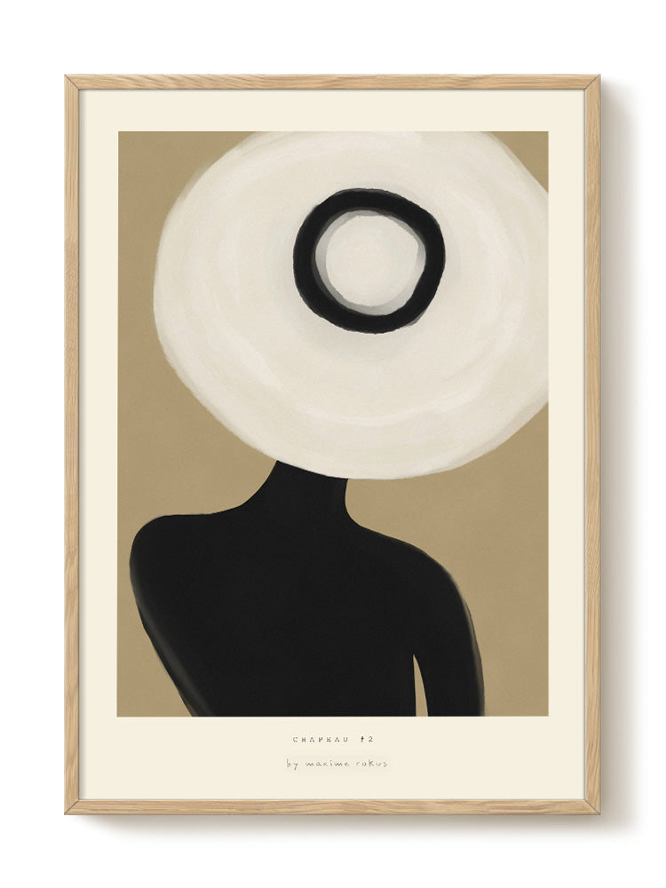 abstract portrait portrait Poster