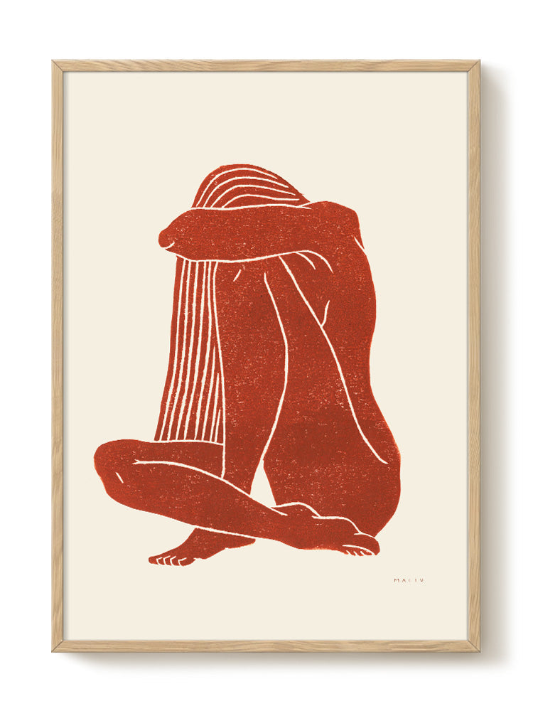 abstract portrait portrait Poster