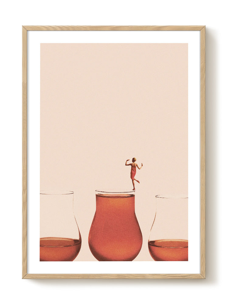 abstract portrait portrait Poster