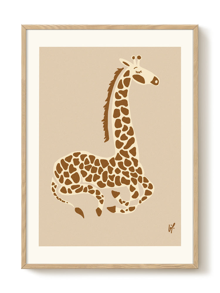 abstract animal portrait Poster