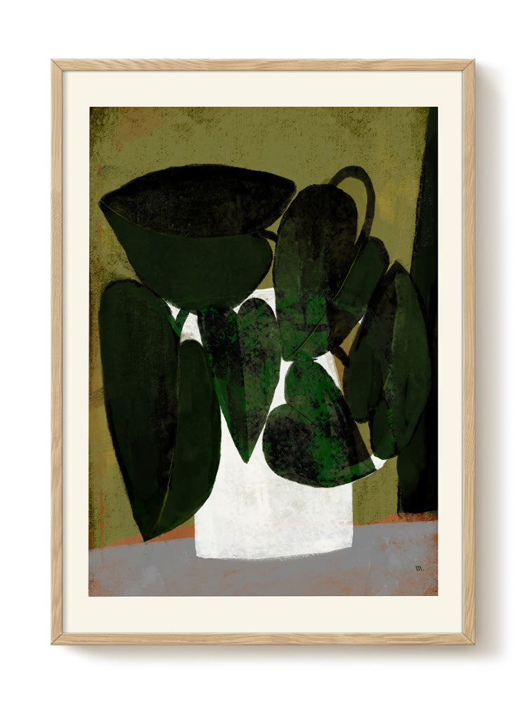 abstract portrait portrait Poster