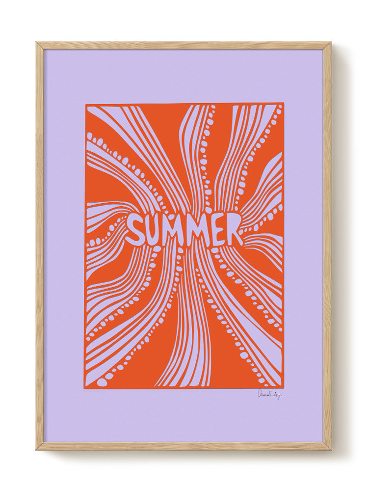 abstract portrait portrait Poster