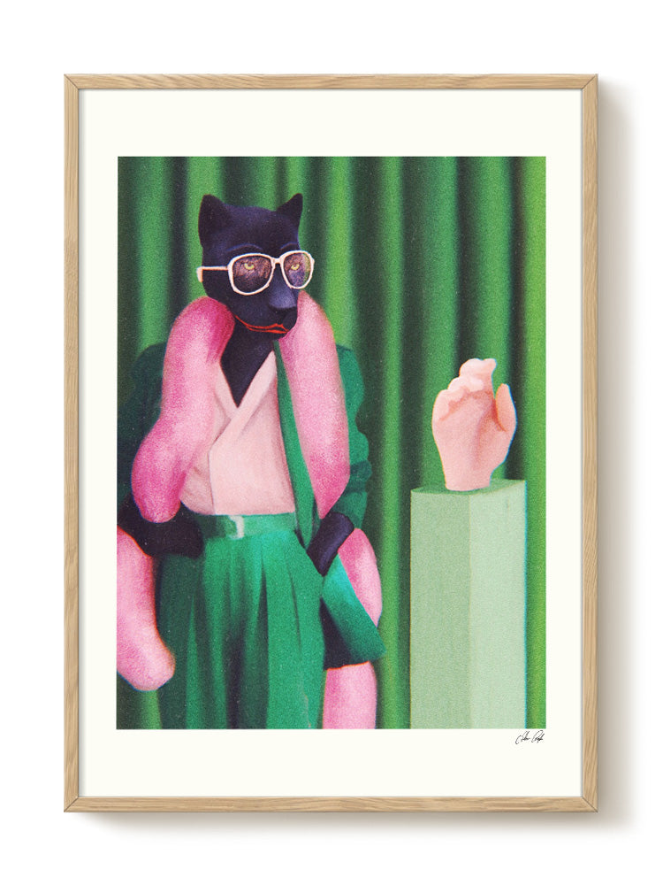 abstract animal portrait Poster