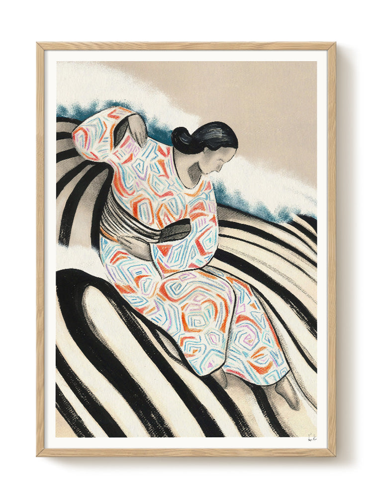 abstract portrait portrait Poster