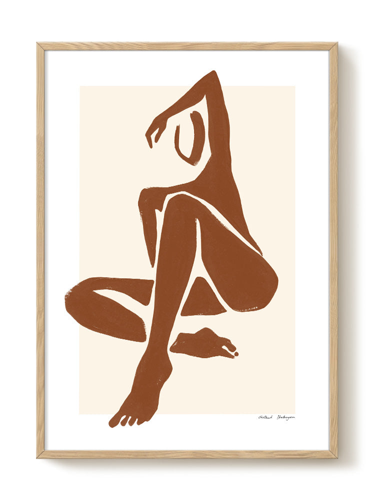 abstract portrait portrait Poster