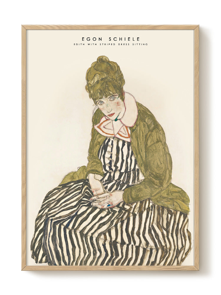 modern portrait portrait Art Print