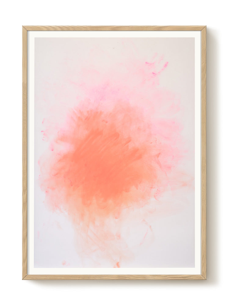 abstract portrait portrait pastel Poster