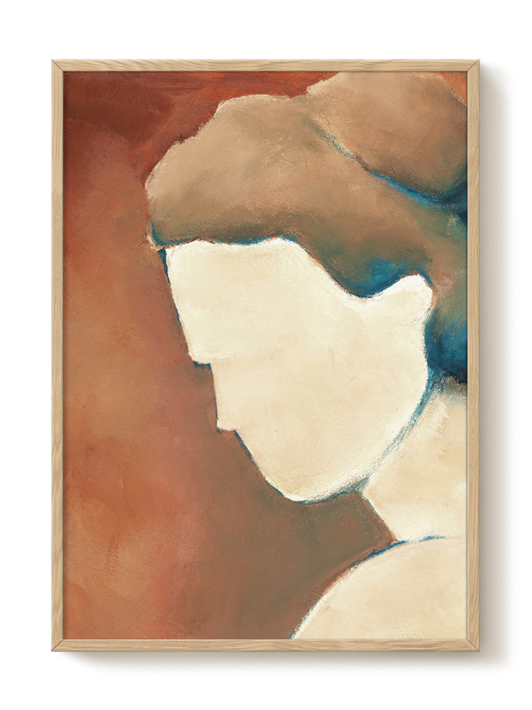 abstract portrait portrait Poster