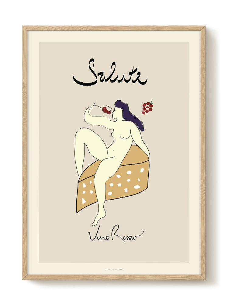 abstract portrait portrait Poster