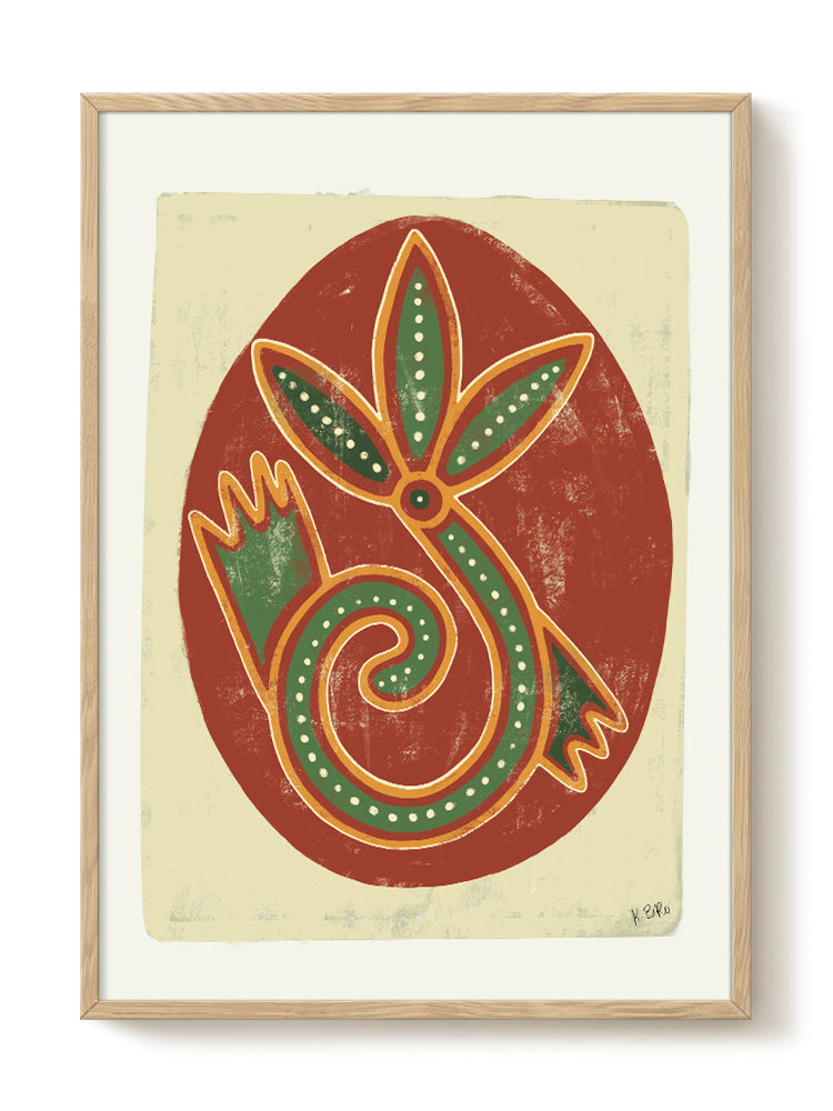 abstract portrait portrait Poster