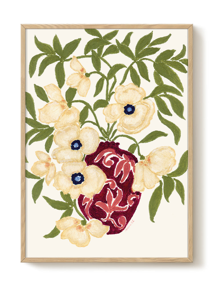 abstract portrait portrait pastel Poster