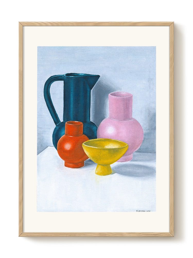 abstract portrait portrait Poster