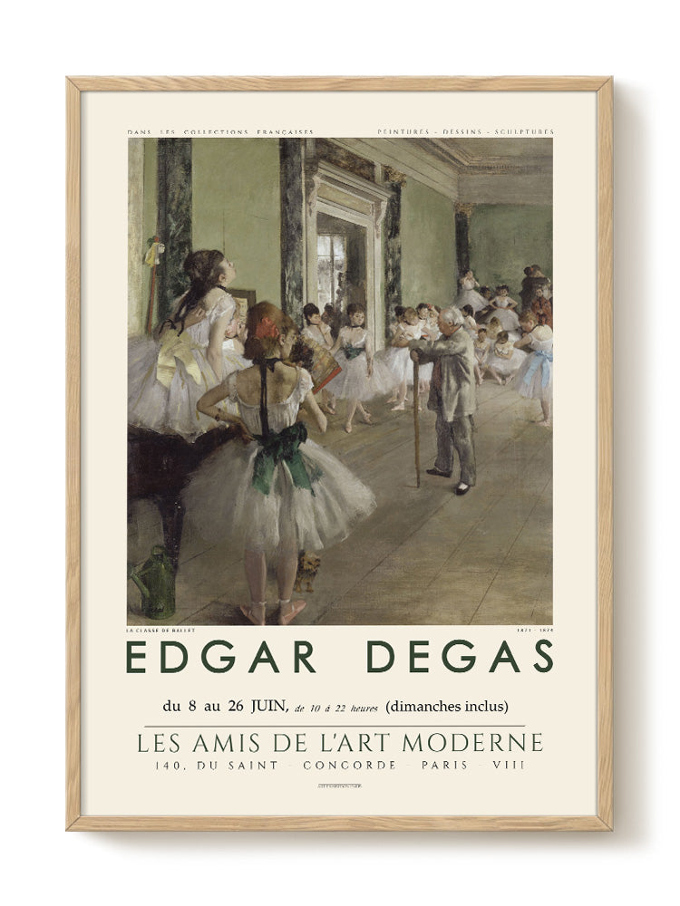 Edgar Degas - Ballet Art – modern wall art print, Falcozi Studio