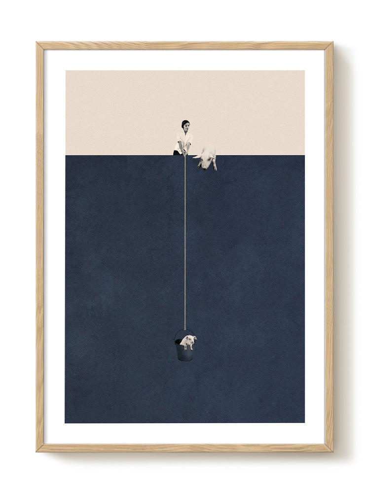 abstract portrait portrait Poster