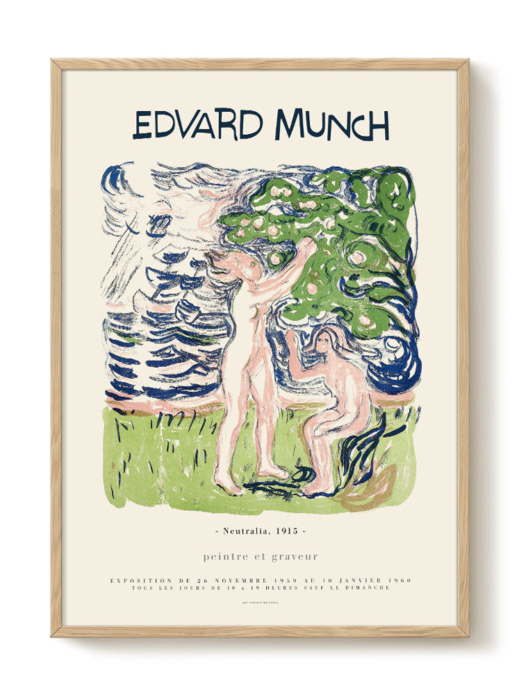 Evard Munch - Neutralia – modern wall art print, Falcozi Studio