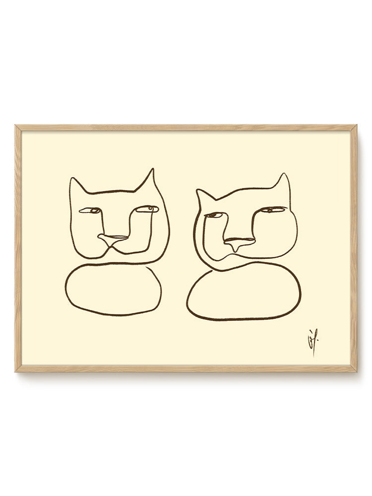 abstract landscape horizontal Poster