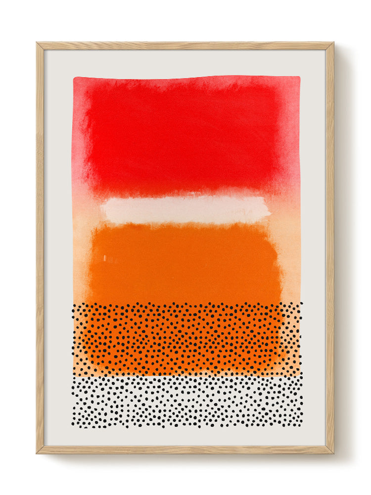 abstract portrait portrait Poster