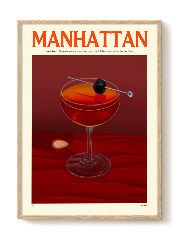 Elin PK - Manhattan – modern wall art print, Falcozi Studio