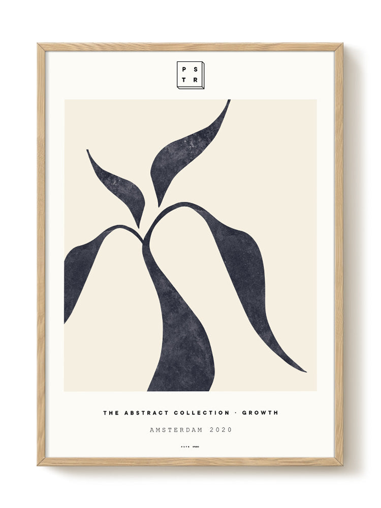 abstract portrait portrait black Poster