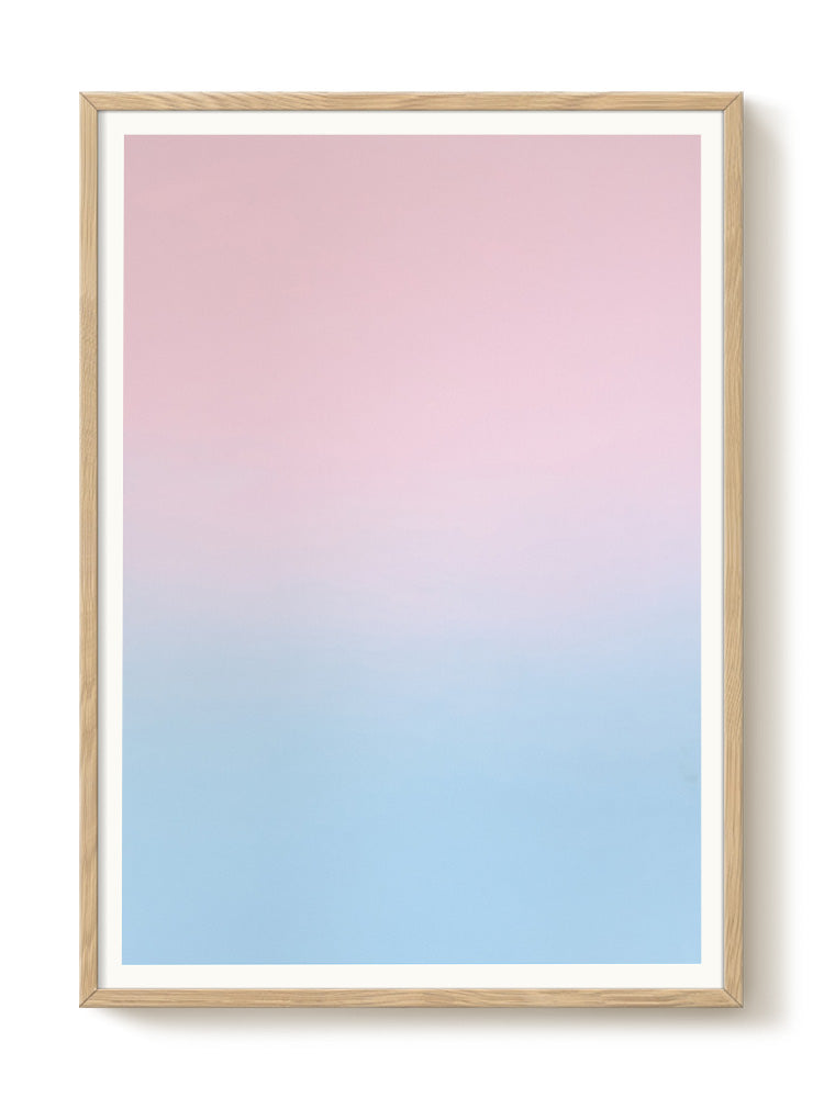 abstract portrait portrait pastel Poster