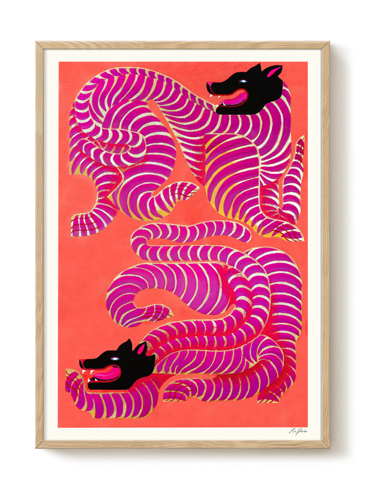 abstract portrait portrait Poster