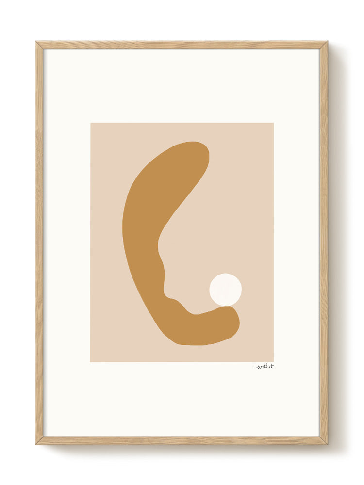 abstract portrait portrait Poster