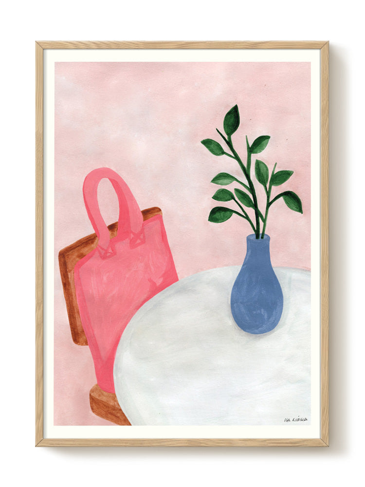 abstract portrait portrait pastel Poster