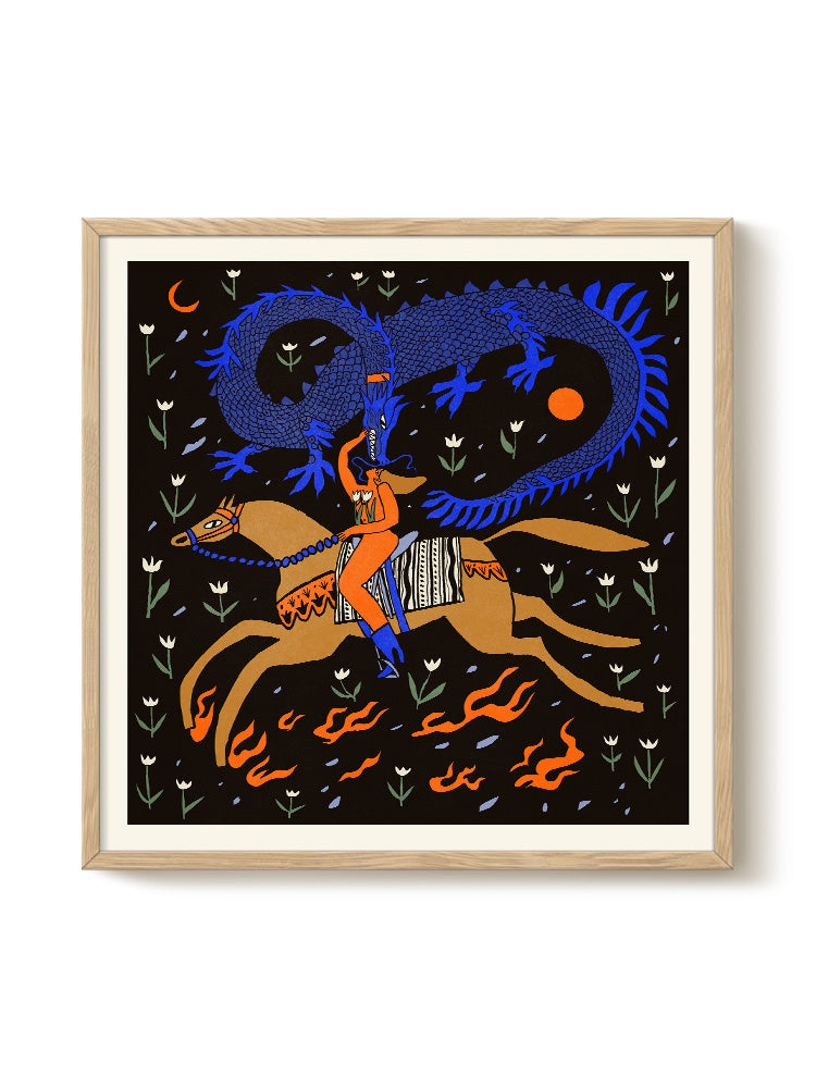 Abstract Birds Print – modern animal wall art, unique design