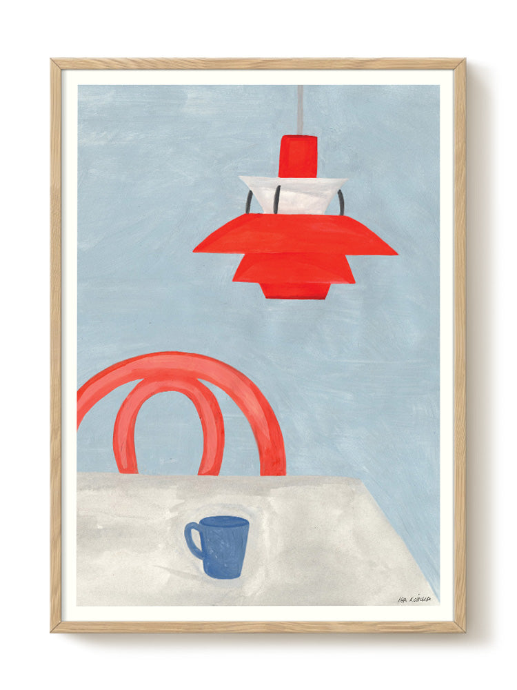 abstract portrait portrait pastel Poster