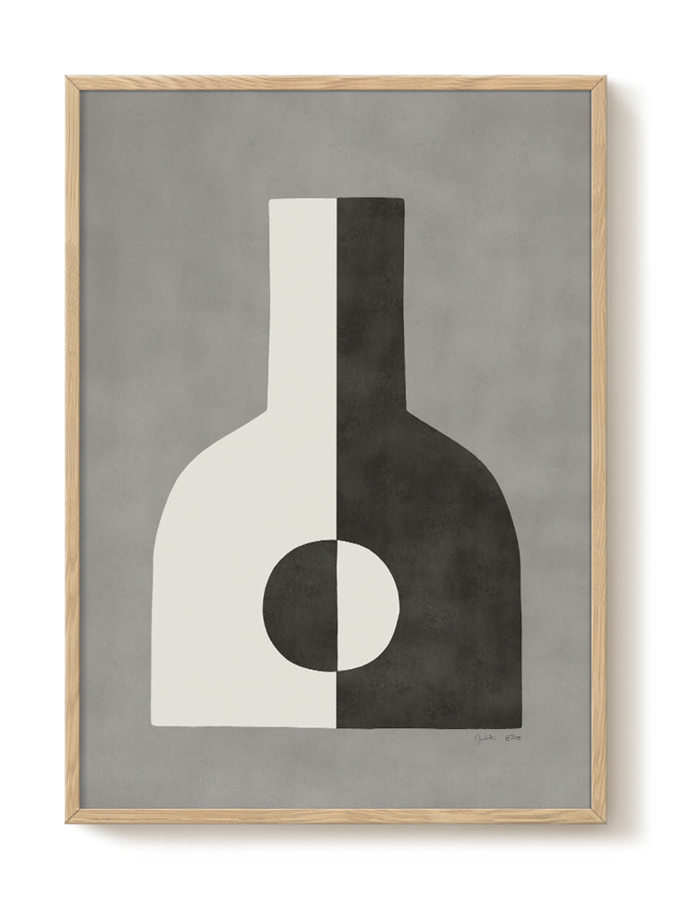 Julita Elbe - Circular Vase – modern wall art print, Falcozi Studio